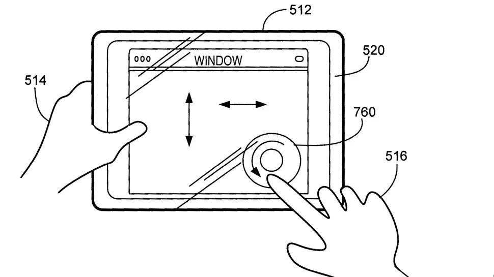 韩版苹果12展示机好用吗:早期技术专利表明苹果曾考虑为iPad装备类似于 iPod 的滚轮操作
