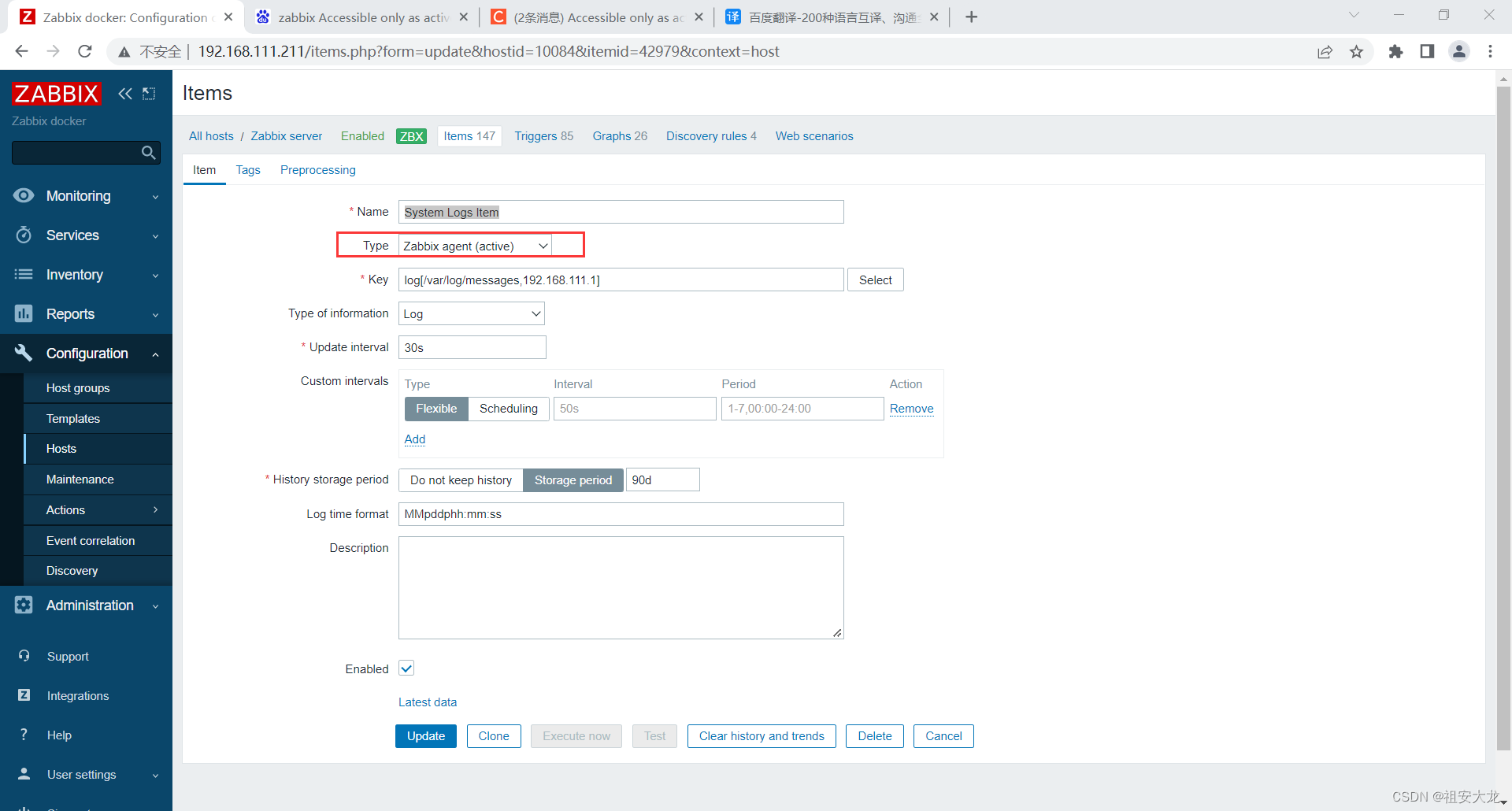 dockerzabbix客户端linuxdocker部署zabbix